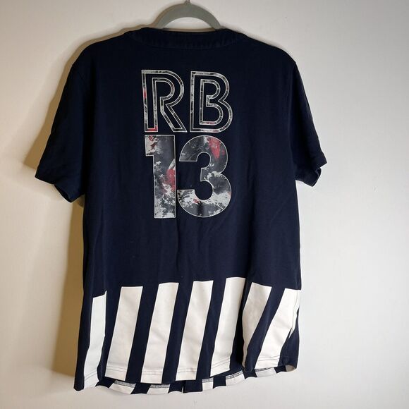 Puma Red Bull Racing Blue Button Down Baseball Jersey size large - Picture 8 of 8